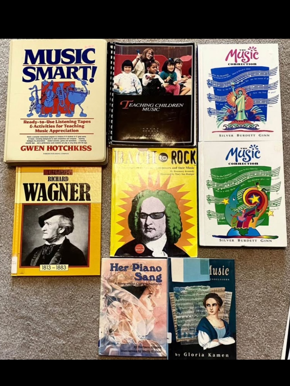 Lot 8 Music Education Resources Books for K-8 Grades Homeschool Teaching Teacher